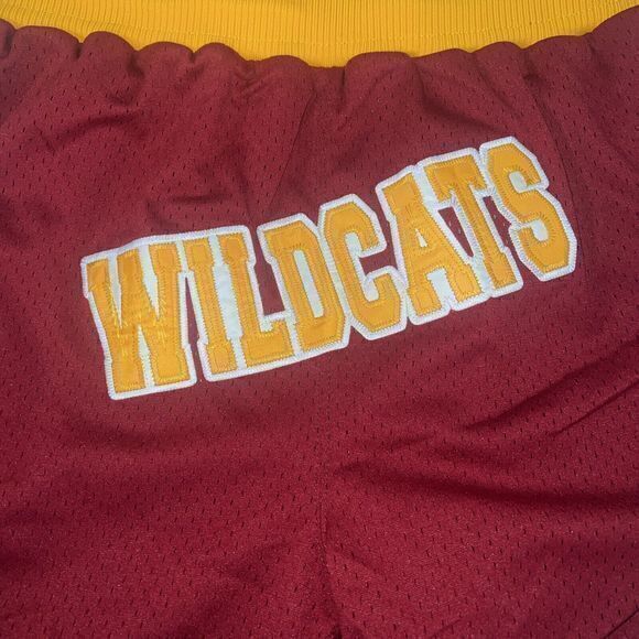 BCU ‘WILDCATS' By‎ J Hack Burgundy Gold Logo Athletic Shorts Size XLarge-NWOT - Picture 5 of 6